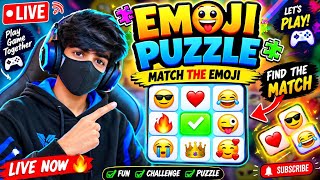 🎮 LIVE 🔴 Emoji Puzzle Challenge 😂 | Can You Match All Emojis? | Brain Game screenshot 2