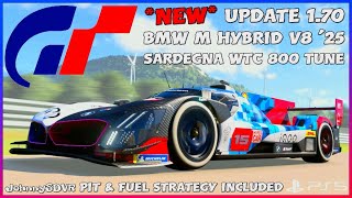 *NEW* Gran Turismo 7 - BMW M Hybrid V8 '25 800PP Tune | Sardegna WTC 800 Setup | GT7 update 1.70