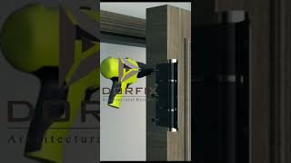 Butterfly hinges with hydraulic setting