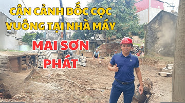 Kỹ Sư Trương Thế Nam Trực Tiếp Giám Sát Bốc Cọc Vuông Tại Xưởng Cọc Mai Sơn Phát I ép cọc bê tông