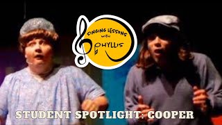 Singing Lessons With Phyllis Student Spotlight Cooper