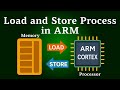 Load and Store Process in ARM | LDR | STR | Load | Store