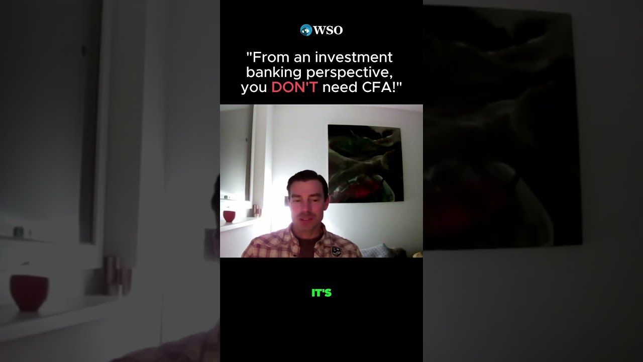 Do You REALLY Need the CFA to Break into Investment Banking? Watch This! 
