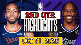 Los Angeles Clippers vs Sacramento Kings 2nd Qtr Highlights | Oct 21, 2026 | NBA Season 2026