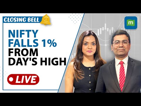 Live: Sensex, Nifty fall 1% from day's high in a choppy session | Closing Bell Episode cover