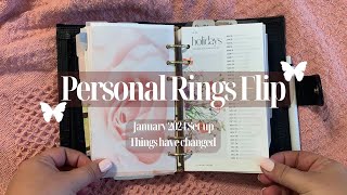 Personal Rings Flip Through | January 2024 Set-up