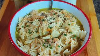 Homemade Chicken Soup W/Mini Farfalle