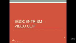Egocentrism vs. Theory of Mind (350/307)