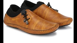 Unboxing Bucik Men's Beige Synthetic Leather Loafers |  Comfortable Casual Shoes #Shopclues screenshot 5