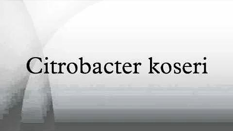Come si trasmette il citrobacter Koseri?