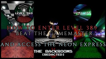 How to get to Level 389 and access The Neon Express in Roblox Backrooms [REDACTED] Survival