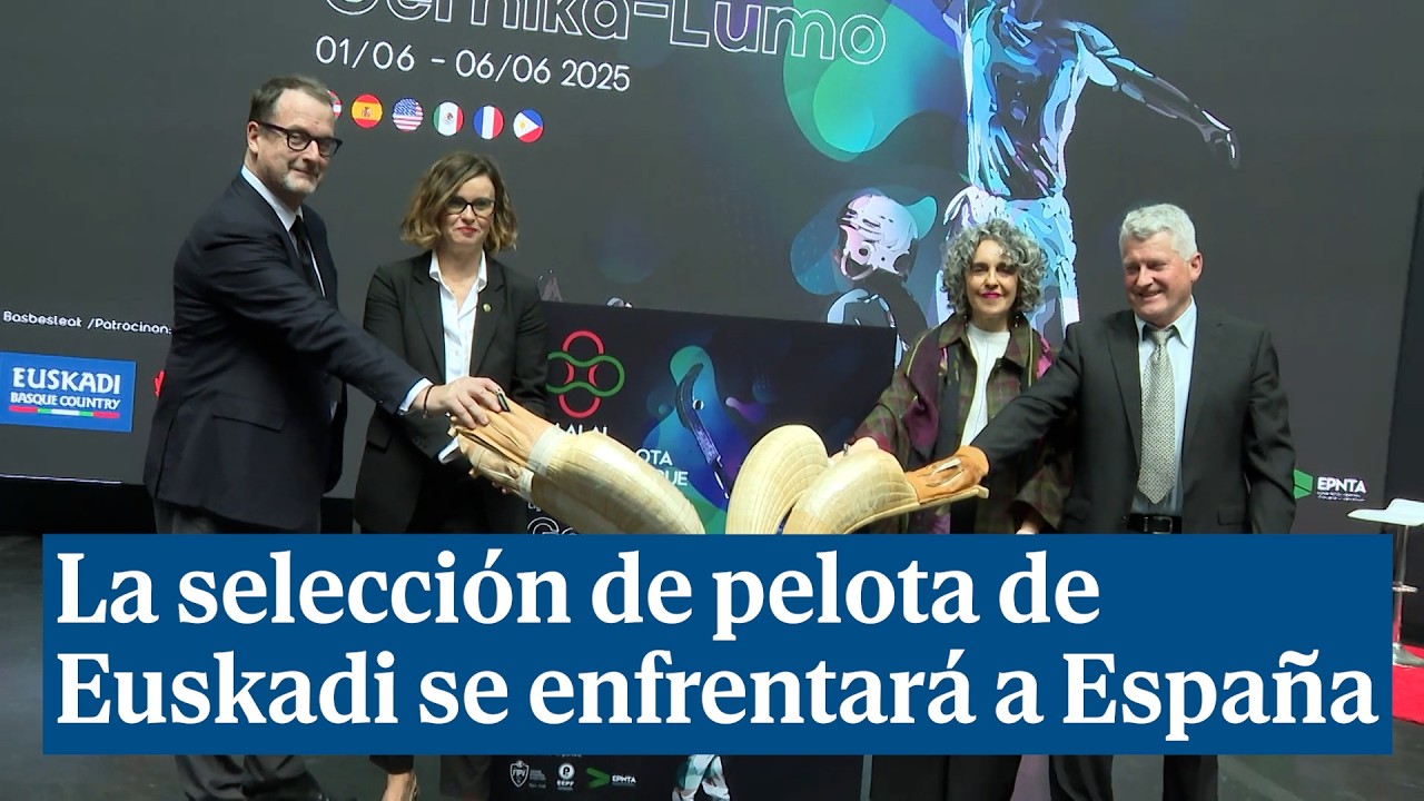 La selección de pelota de Euskadi se enfrentará a España por primera ...