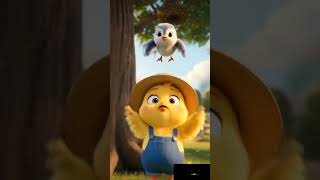 Brave Chick Saves Baby Bird #animation #chuchu #emotional #ai #viralvideo #hindistories