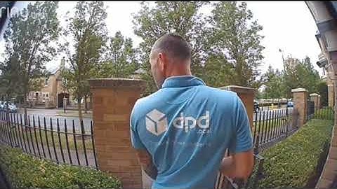 Ring Doorbell Video  Catches DPD Driver
