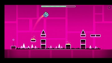 {GAMEPLAY} Geometry Dash (LEVEL 2) - Back On Track - All 3 Coins