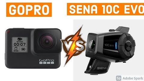 GOPRO HERO 5 VS SENA 10C EVO MOTOVLOGGER SETUP COMPARISON