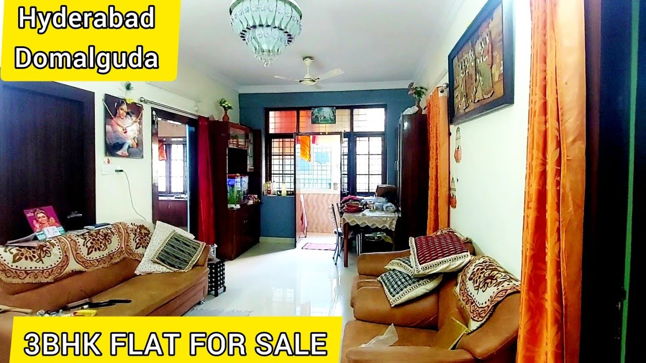 Hyderabad Domalguda 3BHK FLAT FOR SALE 👇 Details 👇 - YouTube