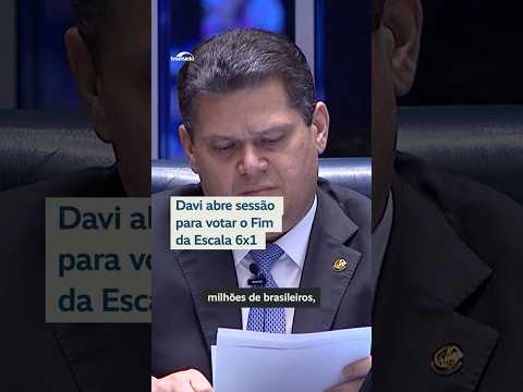 Davi abre sessão para votar o Fim da Escala 6x1 - #Shorts
