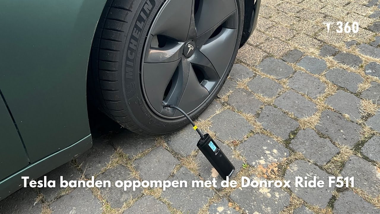 Tesla banden oppompen met de Donrox Ride F511 - YouTube Tesla Banden Oppompen Met De Donrox Ride F511 - Youtube