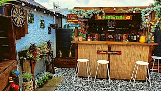 Tiki Bar Uk. Diy Build. Tropical Vibes