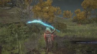 Bloodhound Fang Destroying Tree Sentinel In Elden Ring