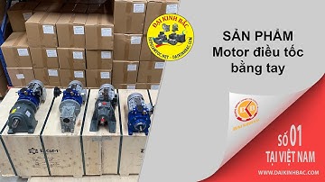 Các loại motor điều tốc bằng tay UDL