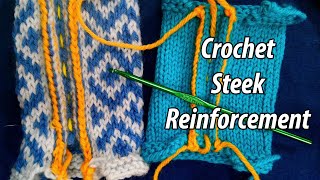 Eek Secure That Steek Crochet Steek Reinforcement