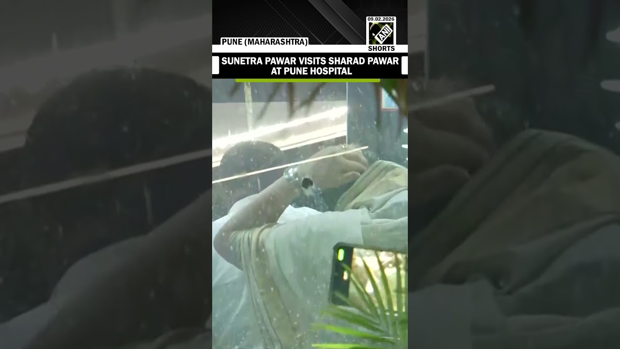 Maharashtra Deputy CM Sunetra Pawar visits Sharad Pawar at Pune hospital