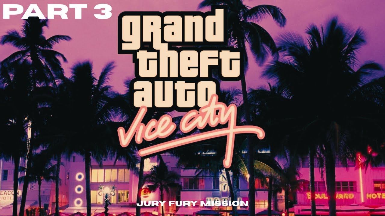GTA Vice City Part 3 – Jury Fury Mission Full Gameplay | No Commentary