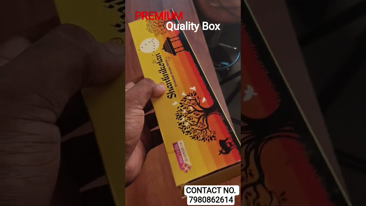 Premium quality Agarbatti Box Printing|