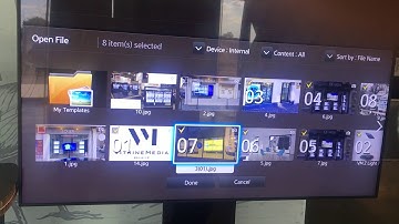 USB content afspelen via MagicInfo player SAMSUNG