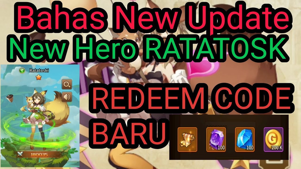 NEW HERO RATATOSK + REDEEM CODE BARU TUKAR GP | IDLE LEGENDS