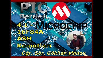 Microchip PIC Programlama Ders 4.1 - PIC16F84A komut kümesi