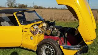 1979 Triumph Spitfire 1500   Cold Start Video