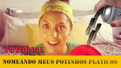 Como escrever em potes de plástico?