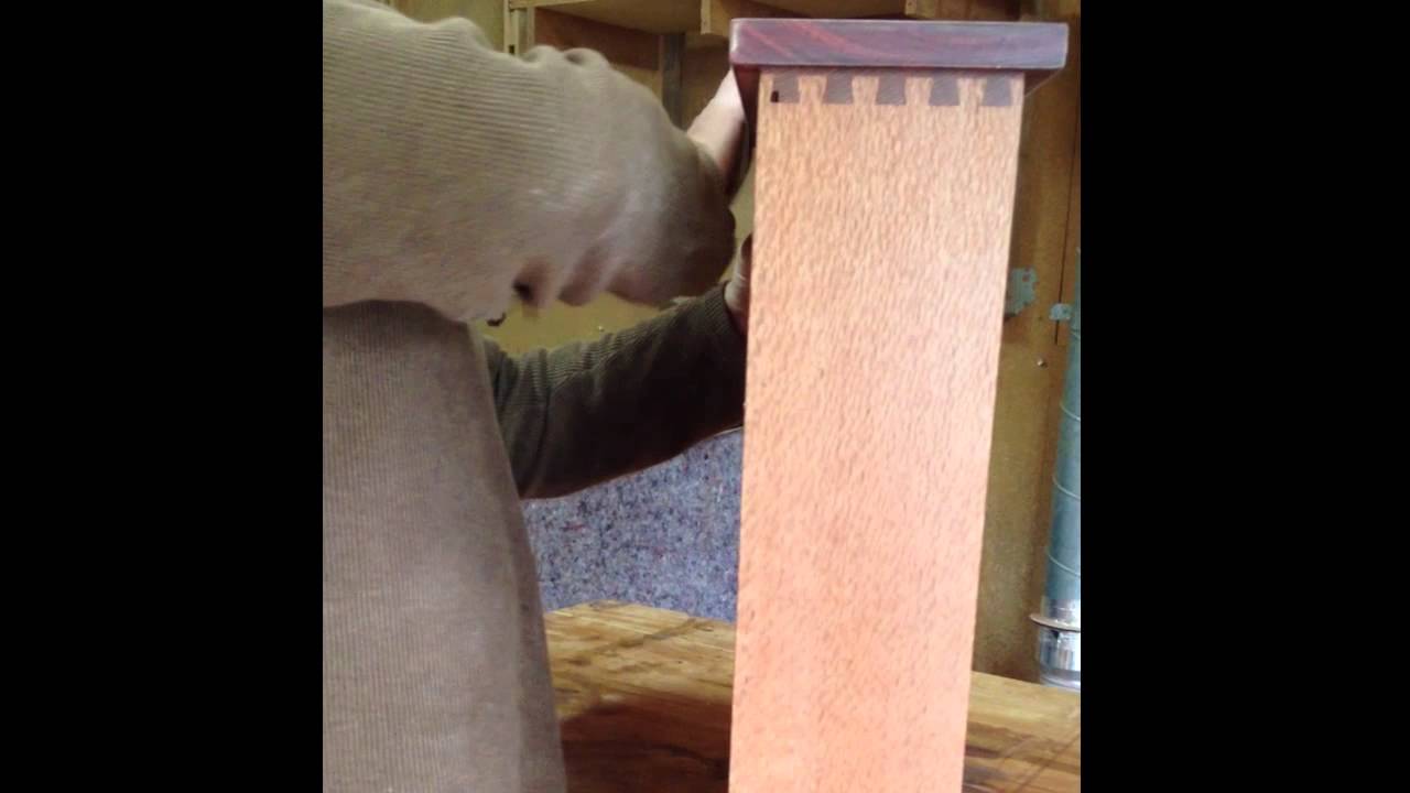 Handmade Desks-See the beauty of our dovetail joints in our handmade office desk drawers