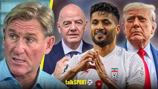 "VIRTUE SIGNALLING TRIPE!" Simon Jordan REACTS to Iran FORCED REMOVAL from USA & Infantino's Speech!