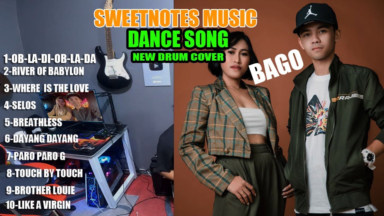 Sweet Notes Music Dance song with Drum cover Nonstop New cover - YouTube