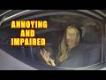 Annoying Drunk Woman Asks Cop for a Hug - She Gets Arrested Instead