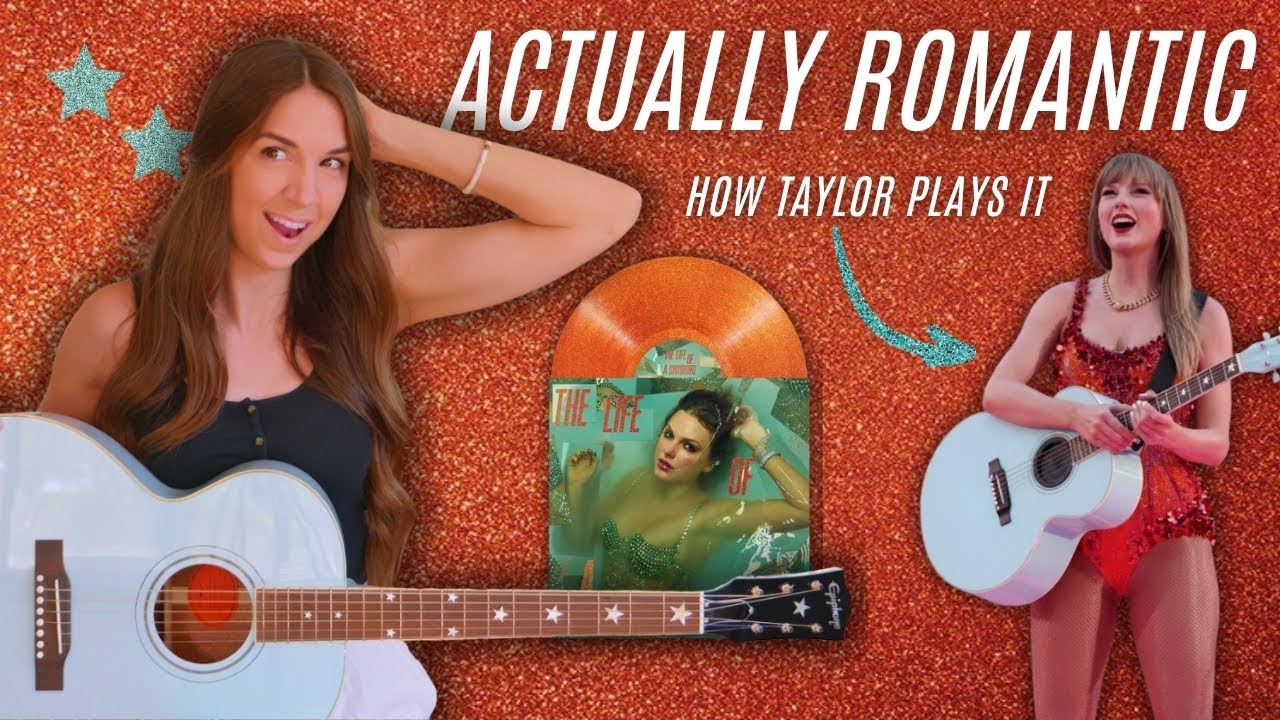 На самом деле романтично — Тейлор Свифт | Гитарные аккорды + урок (как именно играет Тейлор)