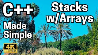 How to Code Stacks with Arrays in C++