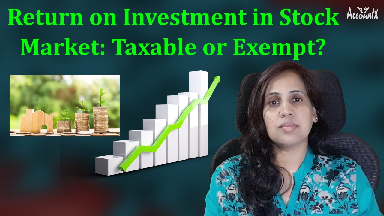 Capital Gain on Sale of Shares in Stock Market Taxable or Exempt