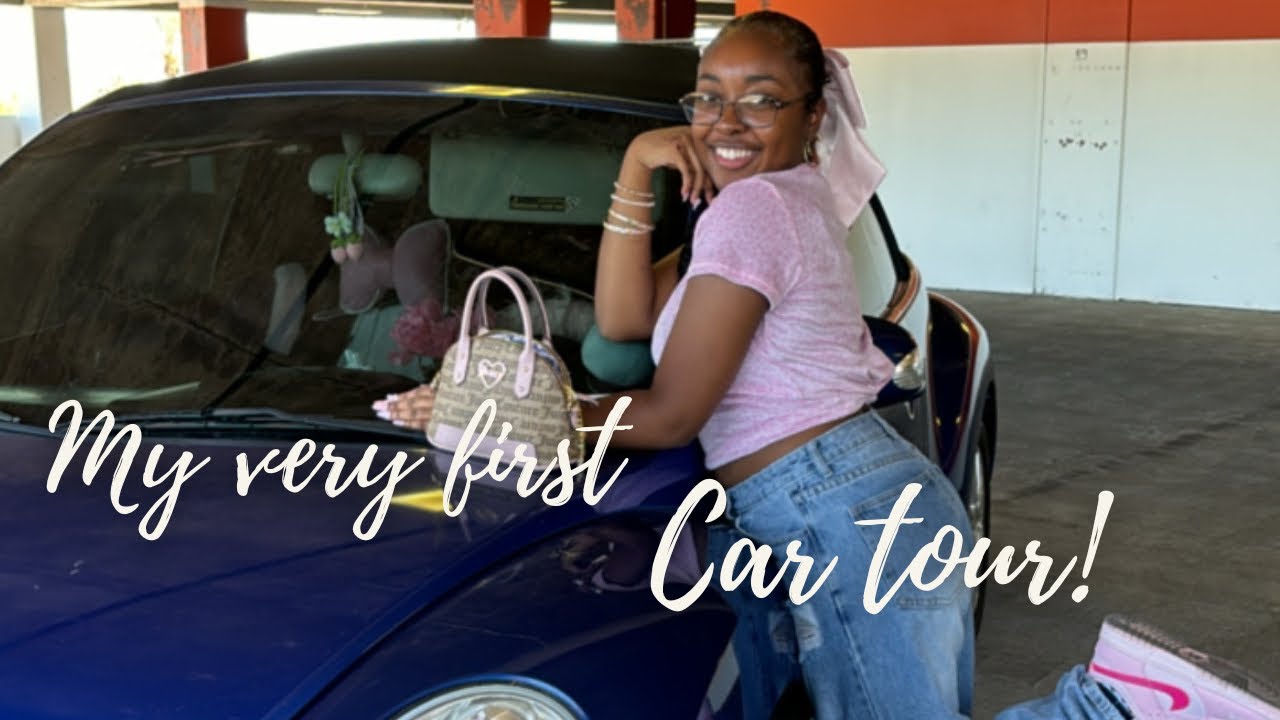 FIRST CAR TOUR! 🩷🫧🎀🌷 | JordynZahmarie #jordynzahmarie