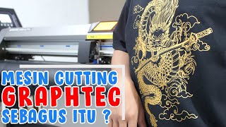 Potong Detail Bahan Polyflex Menggunakan Mesin Cutting Graphtec Ce6000-60