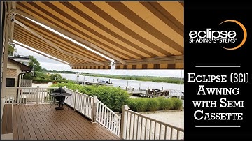 Eclipse Motorized & Retractable Awning with Semi Cassette (SCI) | Eclipse Shading Systems