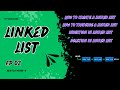 EP 02. Linked List Implementation in Python | Create & Traverse Linked List | Tamil DSA Tutorial