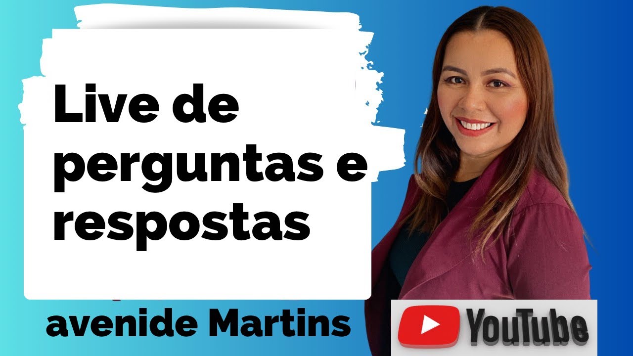 Live de perguntas e respostas - YouTube