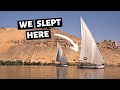 Spending the Night on the Nile River // 24 hours on a Felucca boat