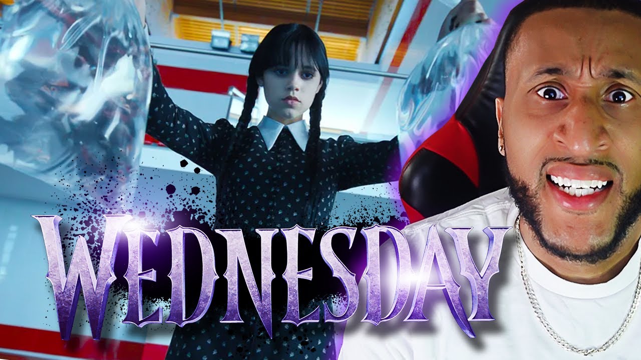 Wednesday Reaction but watching Jenna Ortega is TERRIFYING! [S1E1]