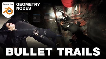 EASY Way To Create Matrix BULLET TRAILS In Blender!
